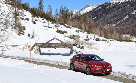 2018 Alfa Romeo Stelvio Front Three Quarter Wallpapers 450x275 (14)