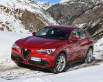 2018 Alfa Romeo Stelvio Front Three Quarter Wallpapers 150x120