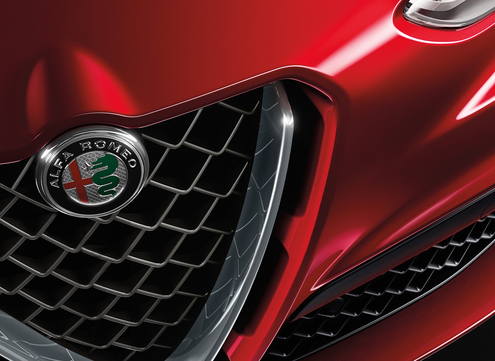 2018 Alfa Romeo Stelvio Grill Wallpapers (9)