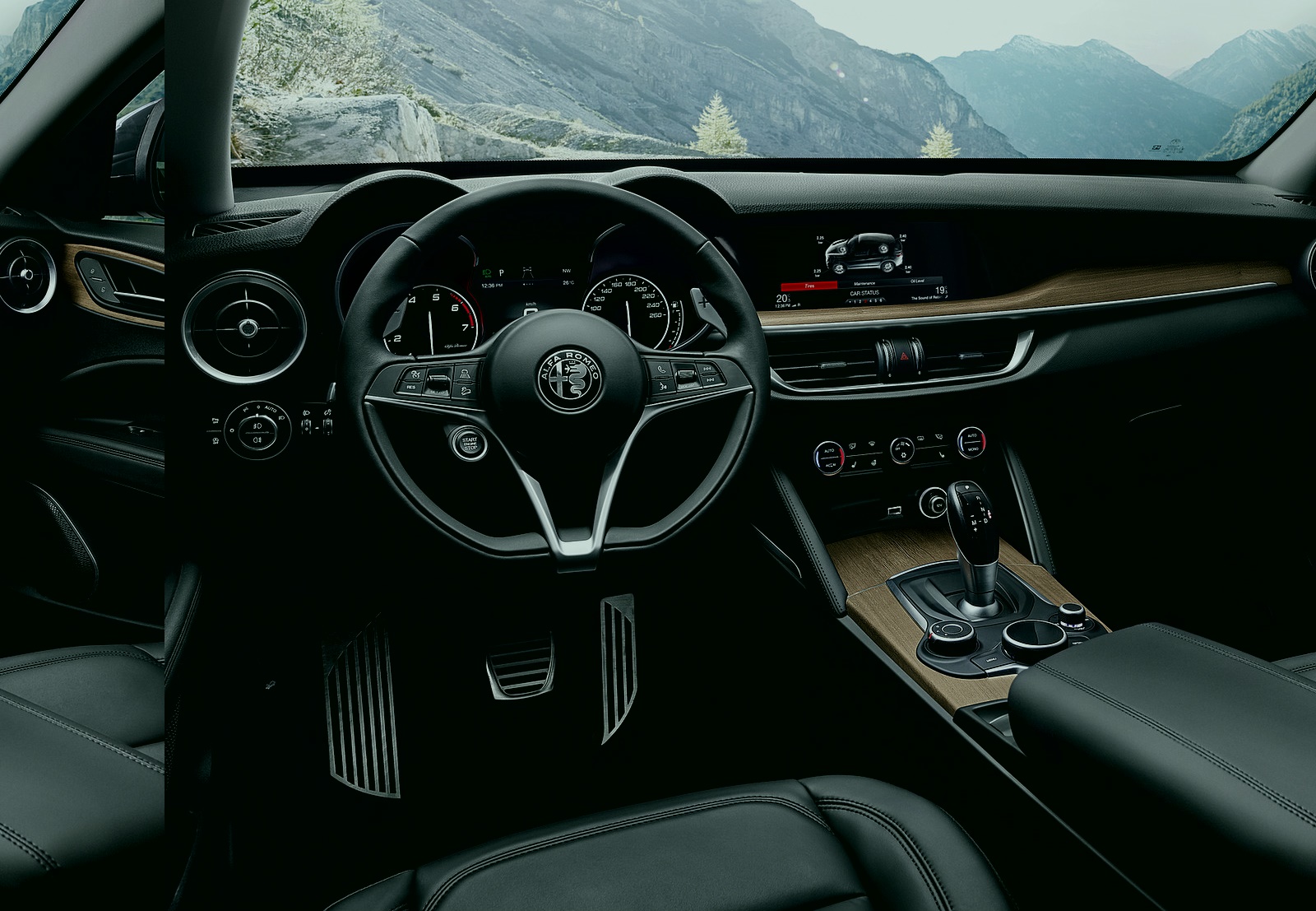 2018 Alfa Romeo Stelvio Interior Cockpit Wallpapers #32 of 46