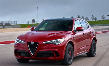 2018 Alfa Romeo Stelvio Quadrifoglio (Color: Rosso Competizione) Front Wallpapers 450x275 (49)