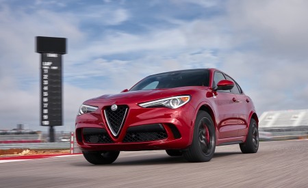 2018 Alfa Romeo Stelvio Quadrifoglio (Color: Rosso Competizione) Front Wallpapers 450x275 (54)
