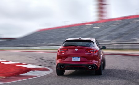 2018 Alfa Romeo Stelvio Quadrifoglio (Color: Rosso Competizione) Rear Wallpapers 450x275 (68)