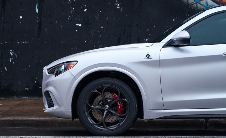 2018 Alfa Romeo Stelvio Quadrifoglio (Color: Trofeo White) Detail Wallpapers 450x275 (24)