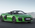 2018 Audi R8 Spyder V10 plus (Color: Micrommata Green) Front Three-Quarter Wallpapers 150x120 (4)
