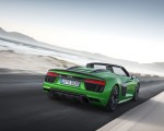 2018 Audi R8 Spyder V10 plus (Color: Micrommata Green) Rear Three-Quarter Wallpapers 150x120 (3)