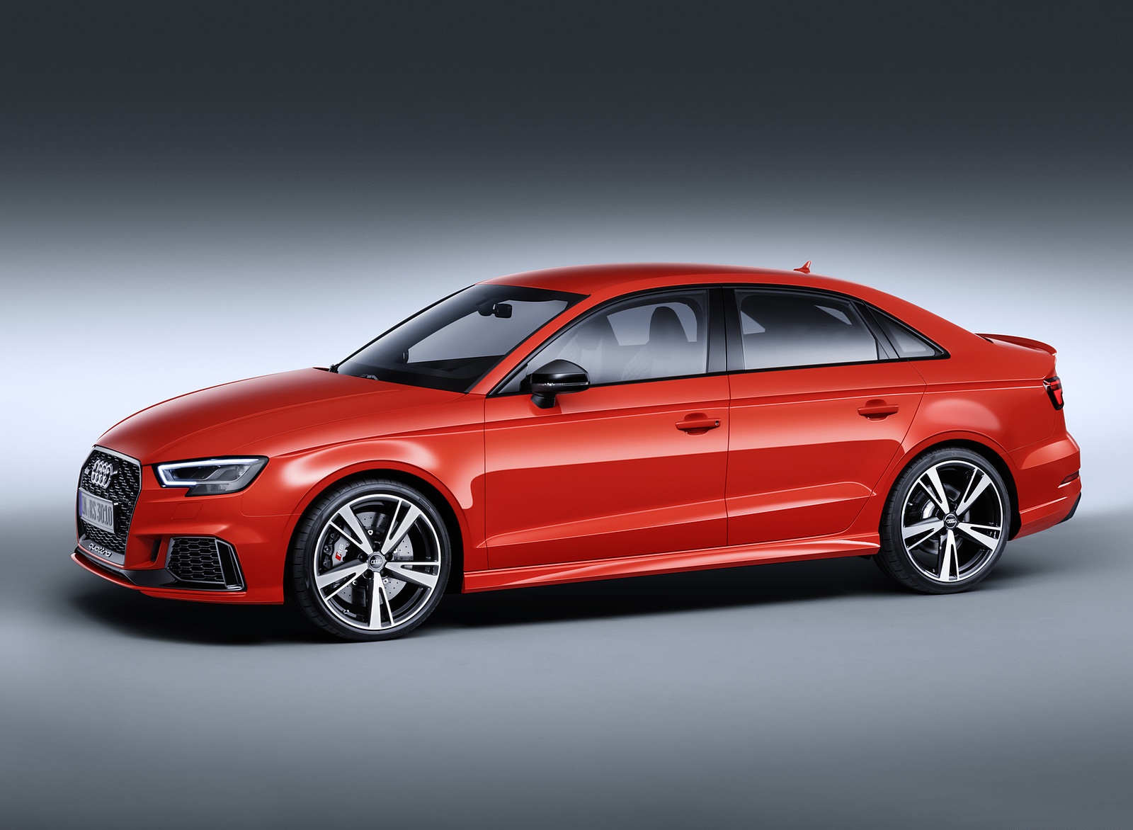 2018 Audi RS3 Sedan (Color: Catalunya Red) Front Three-Quarter Wallpapers (10)
