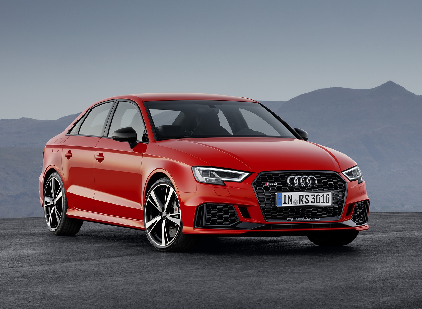 2018 Audi RS3 Sedan (Color: Catalunya Red) Front Three-Quarter Wallpapers (6)