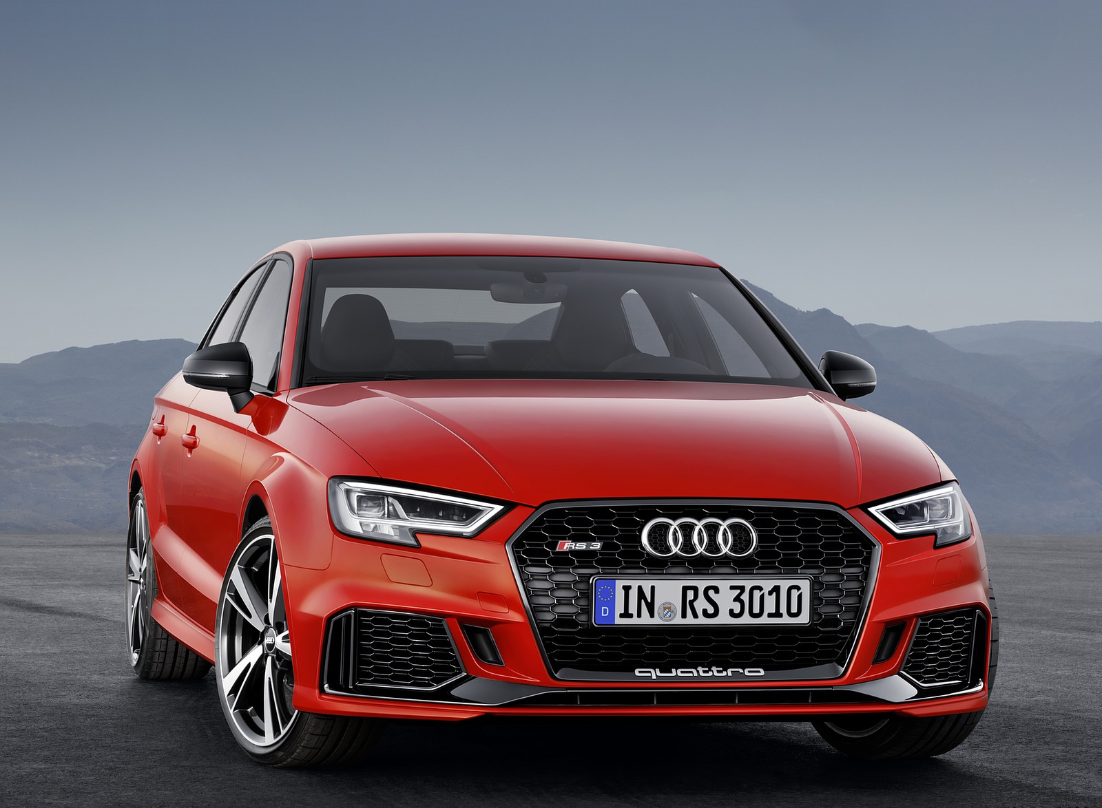 2018 Audi RS3 Sedan (Color: Catalunya Red) Front Wallpapers (7)
