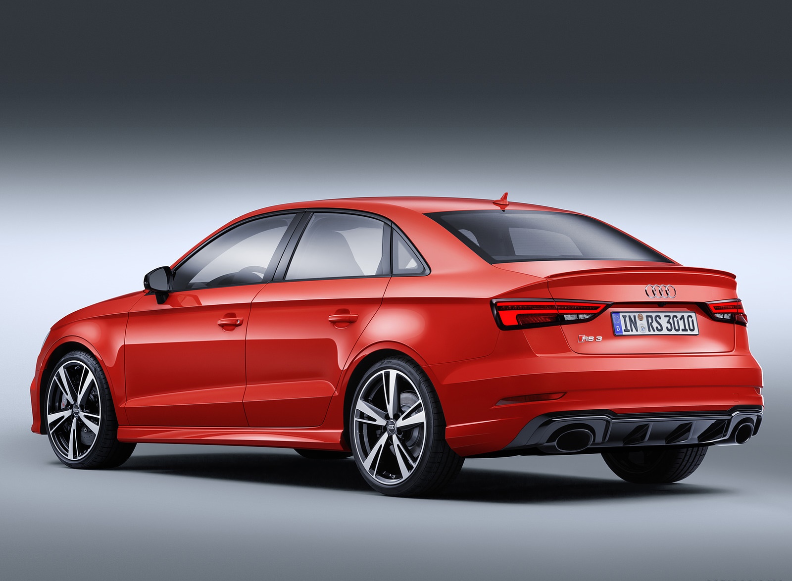 2018 Audi RS3 Sedan (Color: Catalunya Red) Rear Three-Quarter Wallpapers (13)