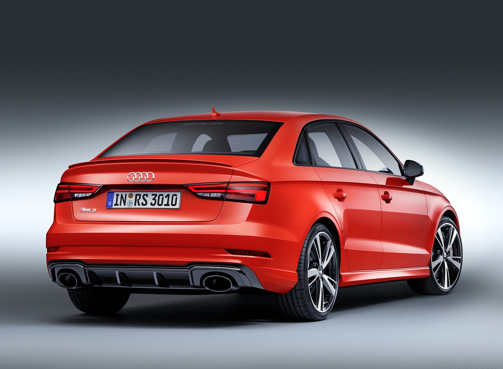 2018 Audi RS3 Sedan (Color: Catalunya Red) Rear Three-Quarter Wallpapers (14)