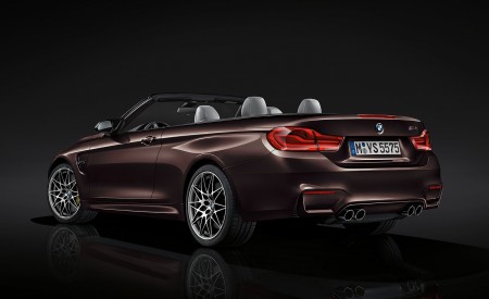2018 BMW M4 Convertible Rear Three-Quarter Wallpapers 450x275 (11)