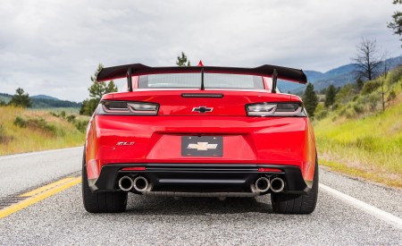 2018 Chevrolet Camaro ZL1 1LE Rear Wallpapers 450x275 (14)