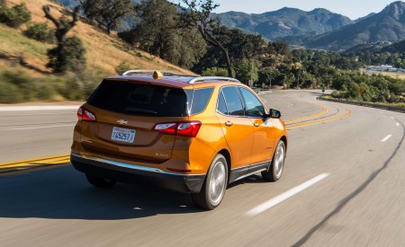 2018 Chevrolet Equinox 1.5T Premier Rear Three-Quarter Wallpapers 450x275 (48)