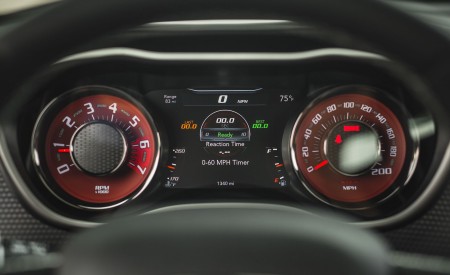 2018 Dodge Challenger SRT Hellcat Widebody (Color: Octane Red) Instrument Cluster Wallpapers 450x275 (41)