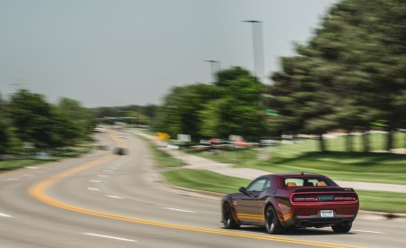2018 Dodge Challenger SRT Hellcat Widebody (Color: Octane Red) Rear Wallpapers 450x275 (11)