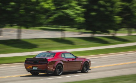 2018 Dodge Challenger SRT Hellcat Widebody (Color: Octane Red) Rear Wallpapers 450x275 (5)