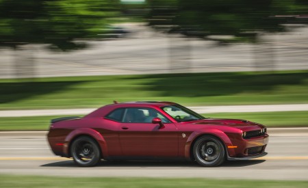 2018 Dodge Challenger SRT Hellcat Widebody (Color: Octane Red) Side Wallpapers 450x275 (12)