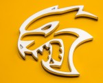 2018 Dodge Challenger SRT Hellcat Widebody (Color: Yellow Jacket) Badge Wallpapers 150x120