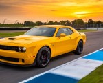 2018 Dodge Challenger SRT Hellcat Widebody (Color: Yellow Jacket) Front Three-Quarter Wallpapers 150x120
