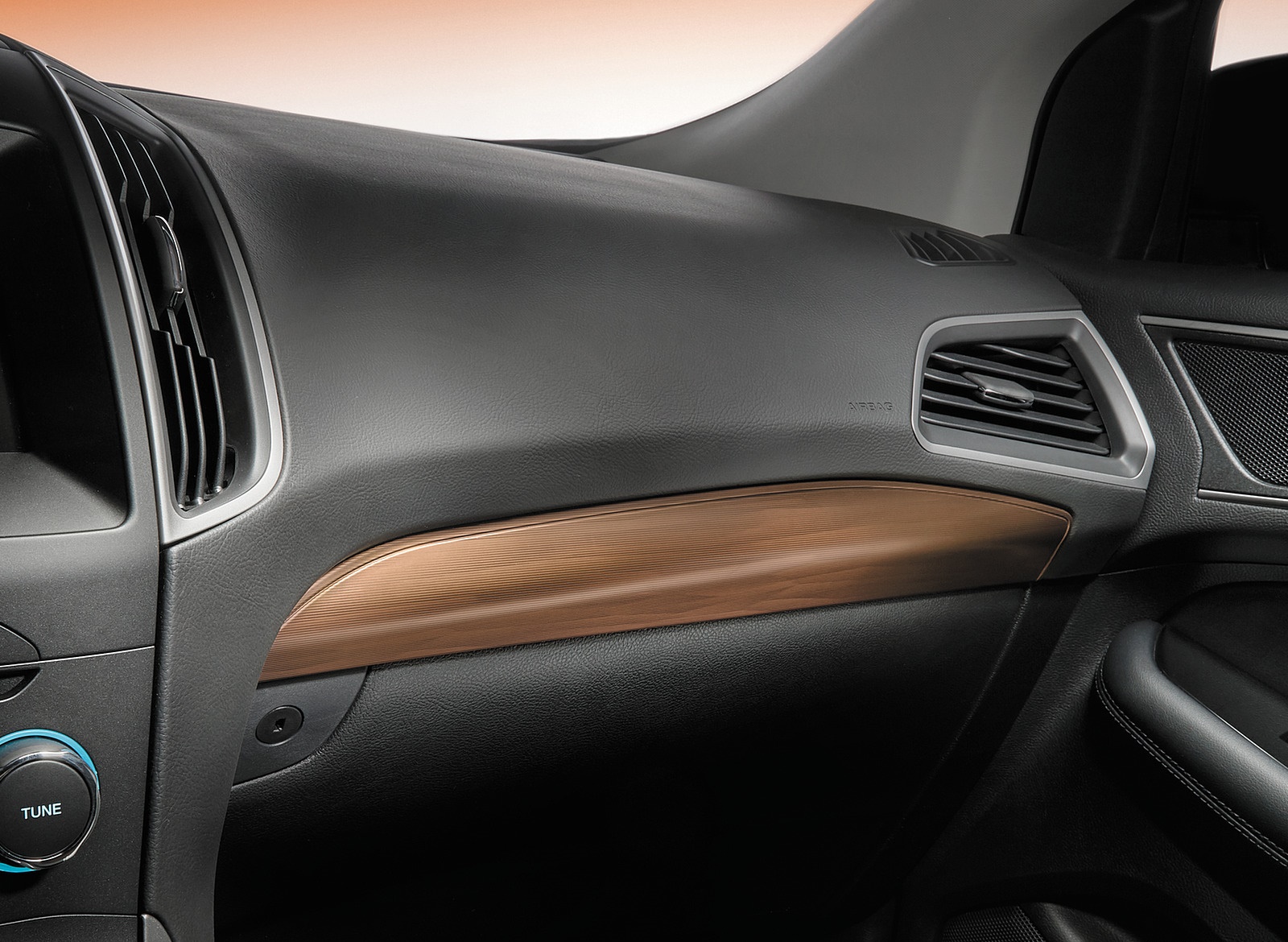 2018 Ford Edge SEL Sport Appearance Package Interior Detail Wallpapers (15)