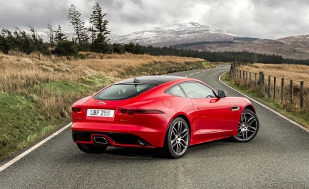 2018 Jaguar F-TYPE 2.0T Rear Three-Quarter Wallpapers 450x275 (4)