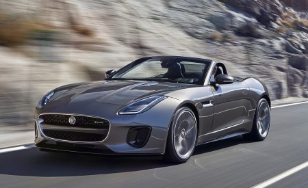 2018 Jaguar F-TYPE R Dynamic Convertible Front Three-Quarter Wallpapers 450x275 (23)