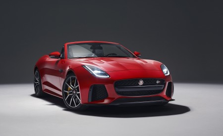 2018 Jaguar F-TYPE SVR Convertible Front Three-Quarter Wallpapers 450x275 (35)