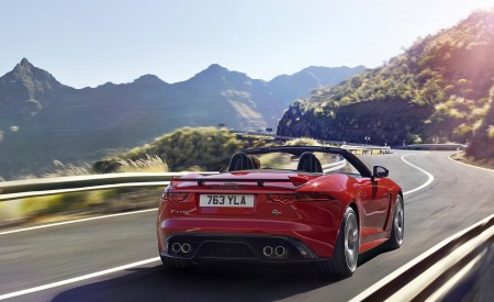 2018 Jaguar F-TYPE SVR Convertible Rear Wallpapers 450x275 (8)