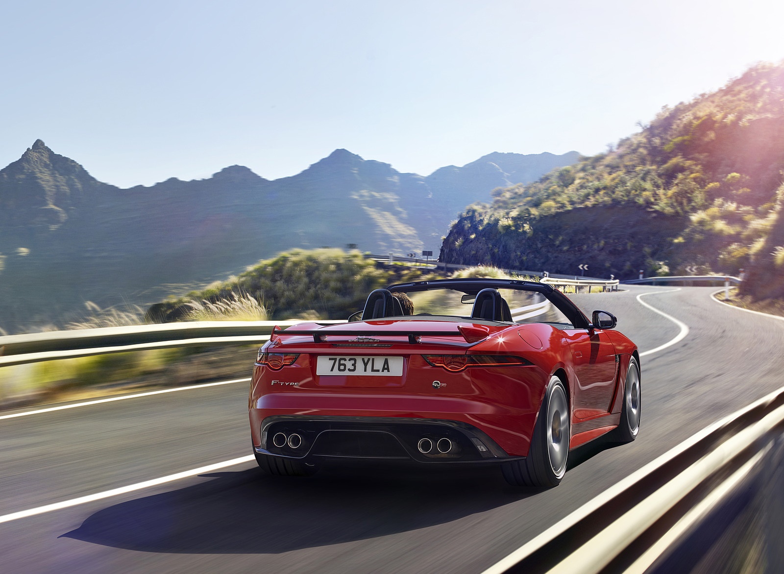 2018 Jaguar F-TYPE SVR Convertible Rear Wallpapers (8)
