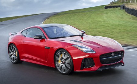 2018 Jaguar F-TYPE SVR Coupe Front Three-Quarter Wallpapers 450x275 (4)