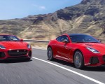 2018 Jaguar F-TYPE SVR Coupe and Convertible Front Three-Quarter Wallpapers 150x120 (2)