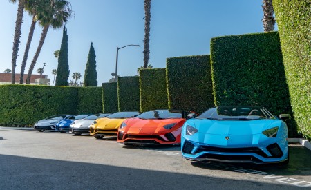 2018 Lamborghini Aventador S Roadster Front Wallpapers 450x275 (11)