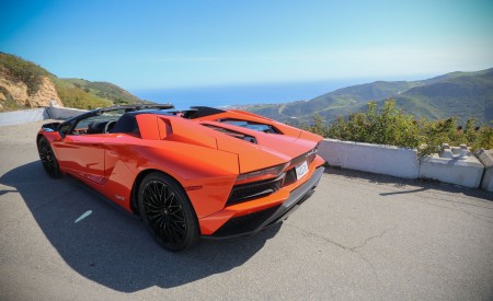 2018 Lamborghini Aventador S Roadster Rear Wallpapers 450x275 (24)