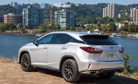 2018 Lexus RX 350 F SPORT Rear Three-Quarter Wallpapers 450x275 (20)