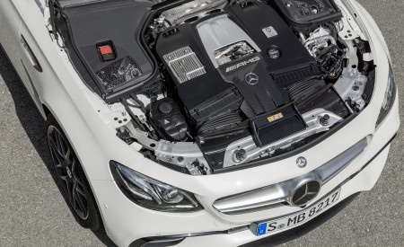 2018 Mercedes-AMG E63 S Wagon 4MATIC+ (Color: Diamond White) Engine Wallpapers 450x275 (35)