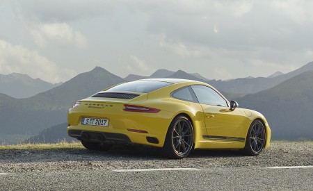 2018 Porsche 911 Carrera T Rear Three-Quarter Wallpapers 450x275 (8)