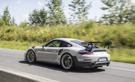 2018 Porsche 911 GT2 RS Rear Three-Quarter Wallpapers 450x275 (17)