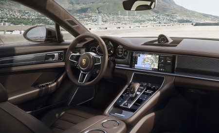 2018 Porsche Interieur Panamera Turbo Sport Turismo Interior Cockpit Wallpapers 450x275 (17)