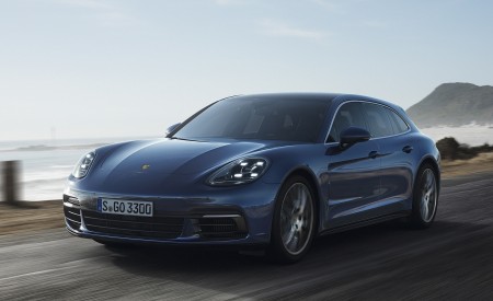 2018 Porsche Panamera 4S Diesel Sport Turismo Front Three-Quarter Wallpapers 450x275 (2)