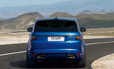 2018 Range Rover Sport SVR Rear Wallpapers 450x275 (14)