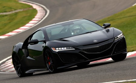 2019 Acura NSX (Color: Berlina Black) Front Three-Quarter Wallpapers 450x275 (57)