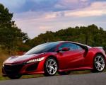 2019 Acura NSX (Color: Curva Red) Front Three-Quarter Wallpapers 150x120