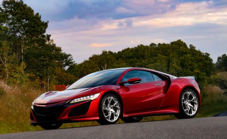 2019 Acura NSX (Color: Curva Red) Front Three-Quarter Wallpapers 450x275 (64)