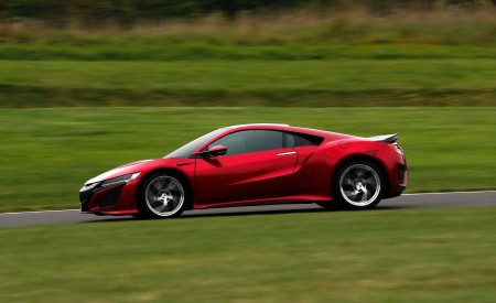 2019 Acura NSX (Color: Curva Red) Side Wallpapers 450x275 (68)