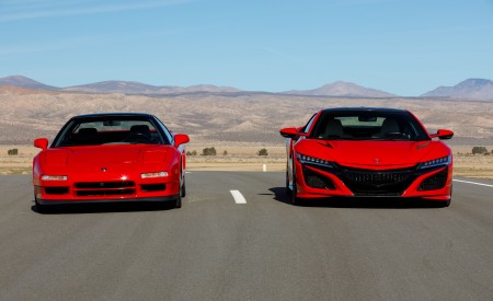 2019 Acura NSX (Color: Curva Red) and 1990 Acura NSX Front Wallpapers 450x275 (8)