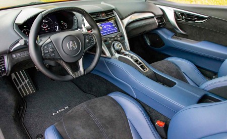 2019 Acura NSX (Color: Thermal Orange Pearl) Interior Cockpit Wallpapers 450x275 (49)