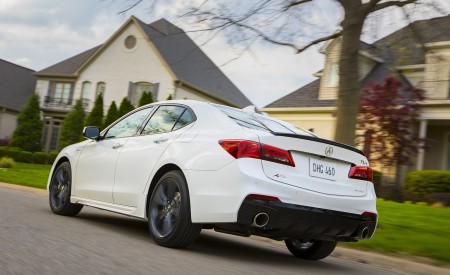 2019 Acura TLX A-Spec SH-AWD Rear Three-Quarter Wallpapers 450x275 (22)