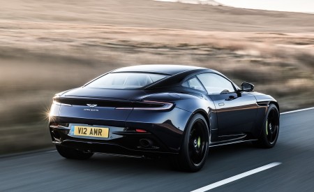 2019 Aston Martin DB11 AMR (Blue Designer Specification) Rear Three-Quarter Wallpapers 450x275 (5)