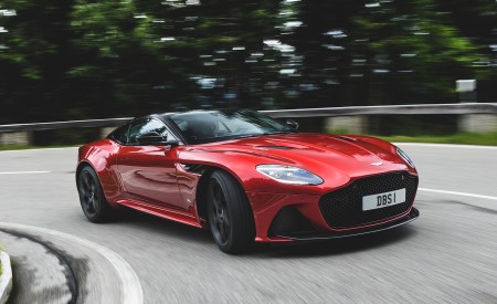 2019 Aston Martin DBS Superleggera (Color: Hyper Red) Front Three-Quarter Wallpapers 450x275 (22)